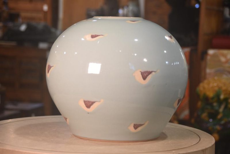 Studio Pottery Vase Height:330mm - Image 6