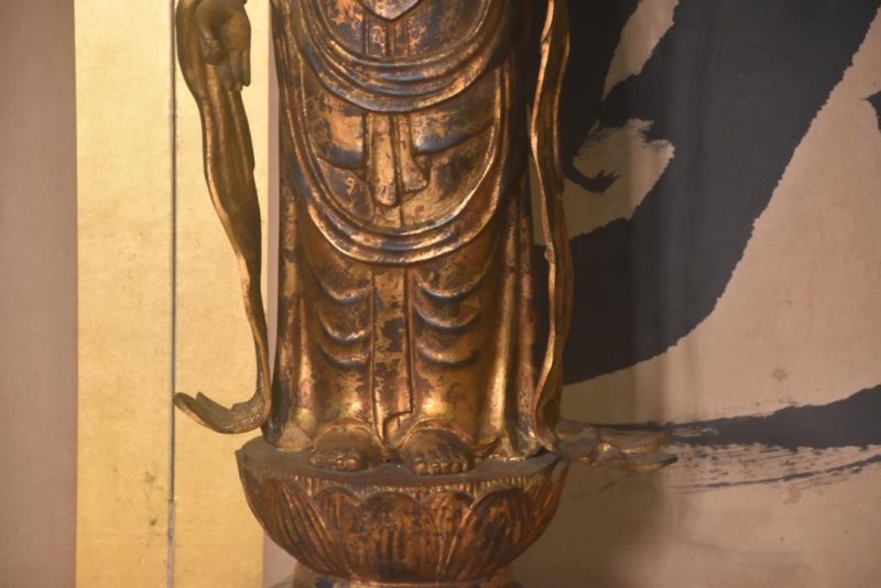 Japanese Bronze Kwan Yin (Kannon) Statue Height:950mm - Image 6