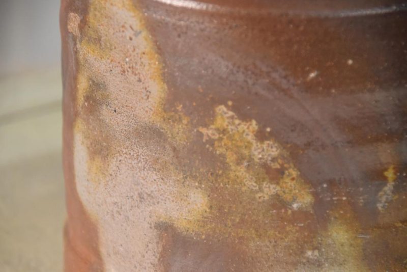 Japanese Bizen Mizuzashi Urn Width:185mm - Image 2