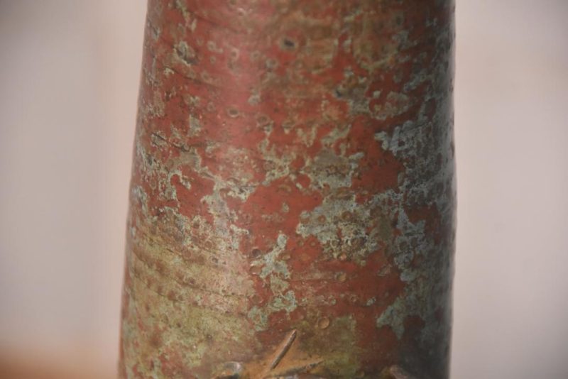 Murashido Bronze Crab Vase Height:305mm - Image 14
