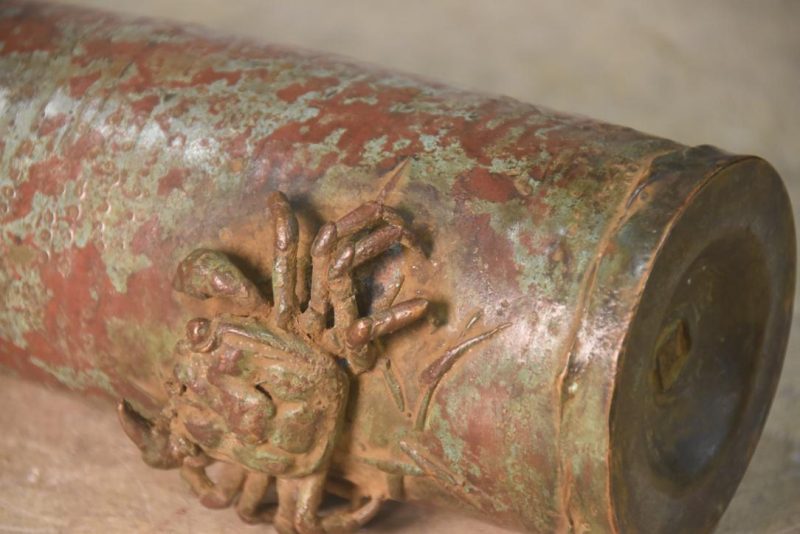 Murashido Bronze Crab Vase Height:305mm - Image 11