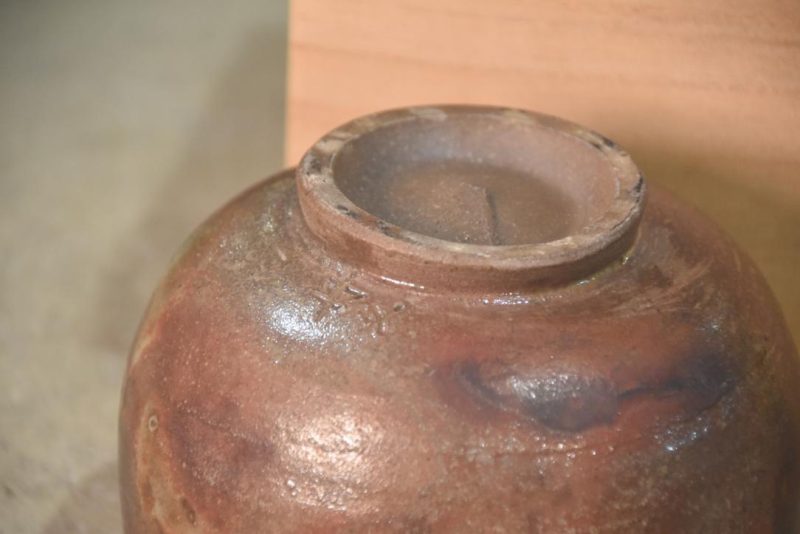 Bizen Pottery Chawan Tea Bowl in a Box Width:120mm - Image 6