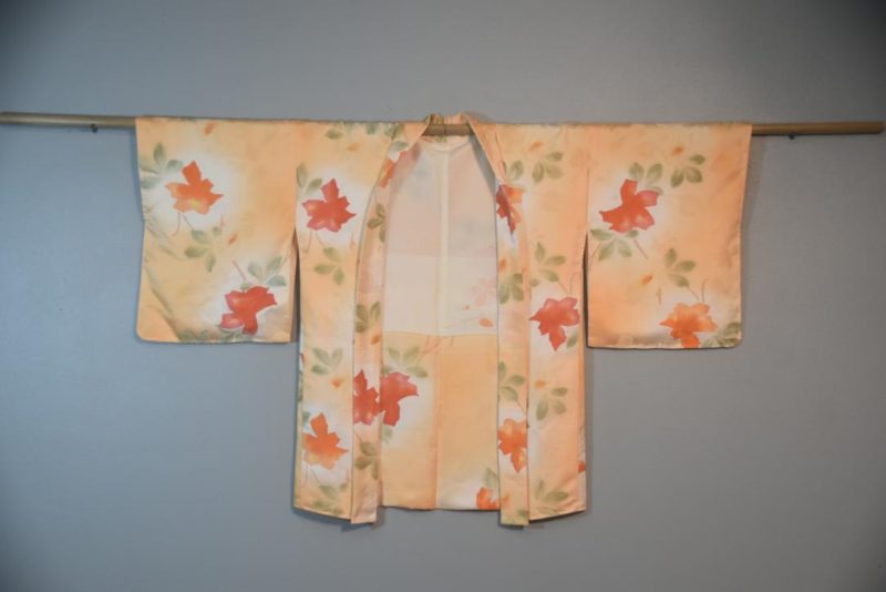 All Peachy Vintage Japanese Silk Haori Jacket - Image 4