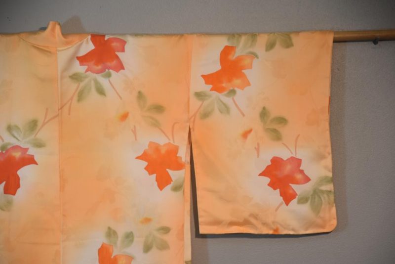 All Peachy Vintage Japanese Silk Haori Jacket - Image 3