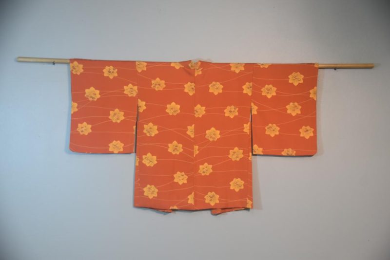 Rusty Motifs Vintage Japanese Silk Haori Jacket