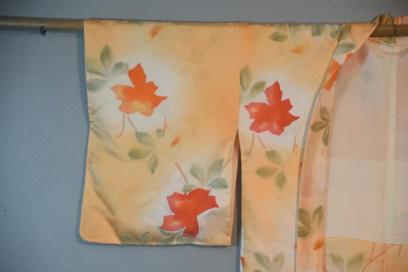 All Peachy Vintage Japanese Silk Haori Jacket - Image 6
