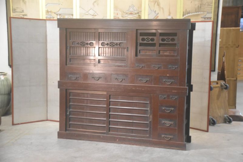 Hikone Region Mizuya Dansu Kitchen Chest 2 Sections Width:1870mm