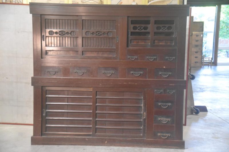 Hikone Region Mizuya Dansu Kitchen Chest 2 Sections Width:1870mm - Image 9