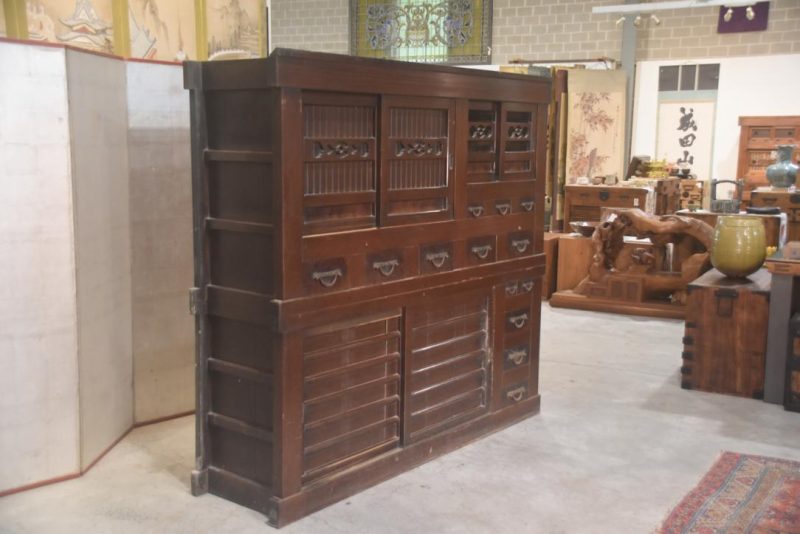 Hikone Region Mizuya Dansu Kitchen Chest 2 Sections Width:1870mm - Image 5