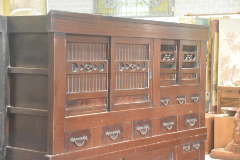 Hikone Region Mizuya Dansu Kitchen Chest 2 Sections Width:1870mm - Image 4