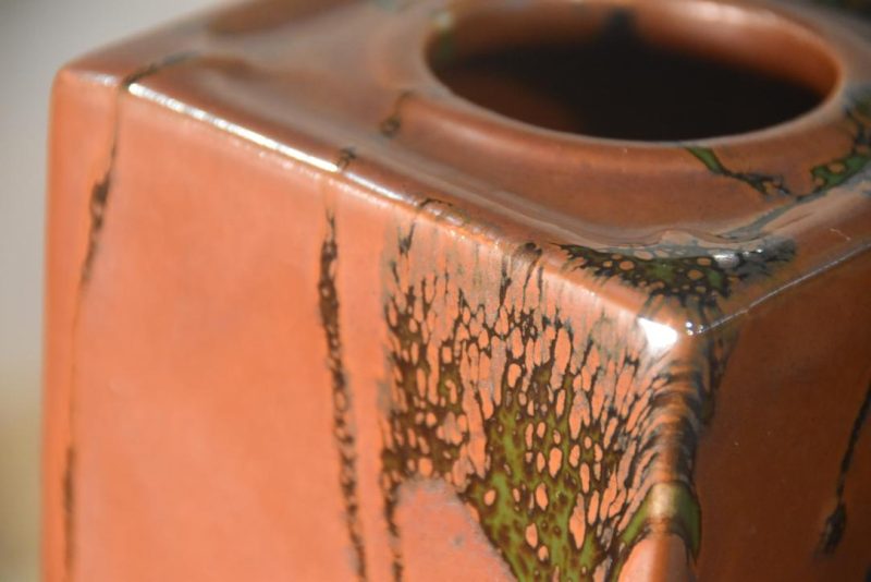 Mashiko Pottery Vase Width:95mm - Image 3