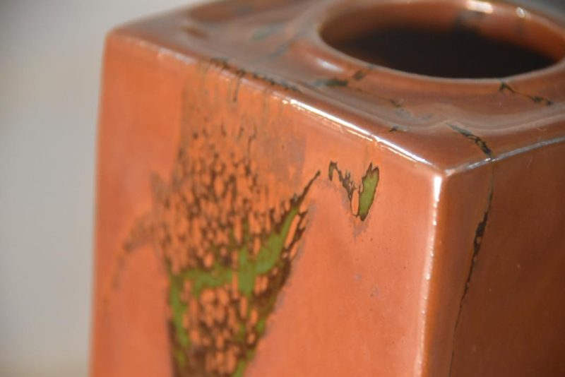 Mashiko Pottery Vase Width:95mm - Image 2