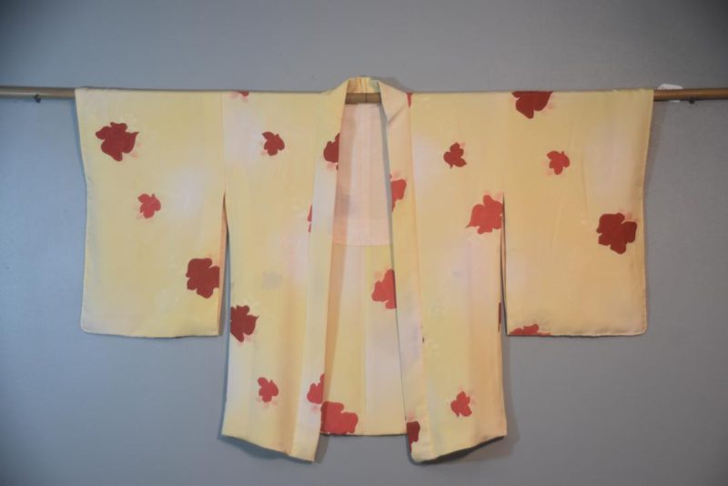 Lemon Zest Vintage Japanese Silk Haori Jacket