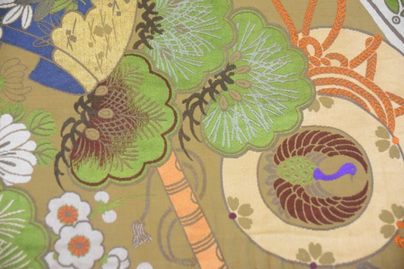 Bold Matsu Brocade Obi Sash Table Runner Length:4000mm - Image 8