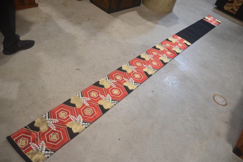 Japanese Fukuro Obi Sash Table Runner Length:4000mm - Image 5