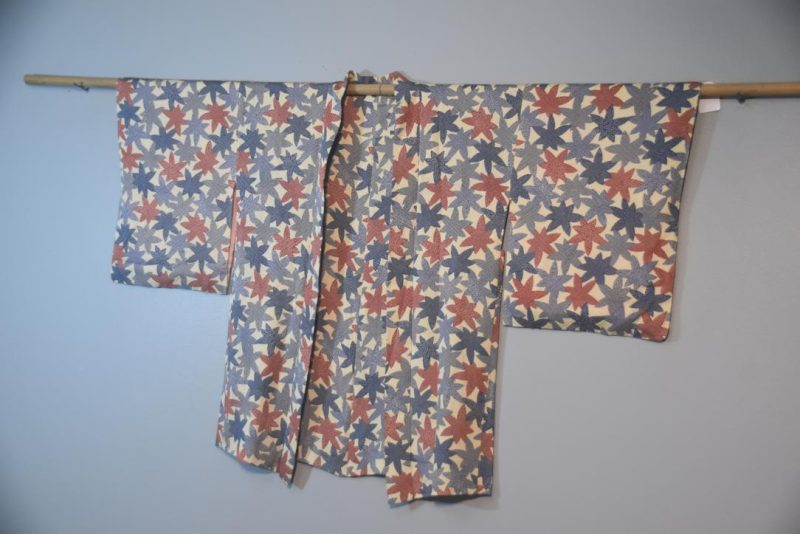 Momiji Vintage Japanese Silk Haori Jacket - Image 4