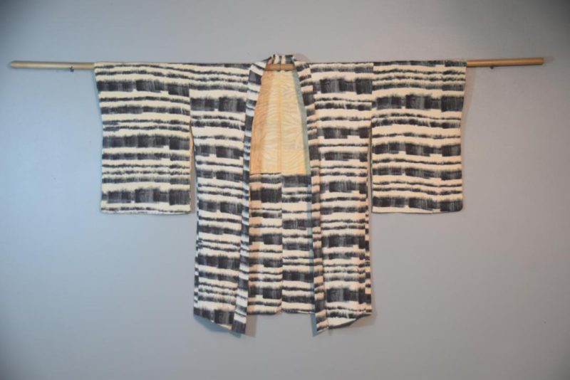 Slubbed Silk Vintage Japanese Haori Jacket