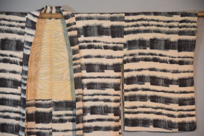 Slubbed Silk Vintage Japanese Haori Jacket - Image 6