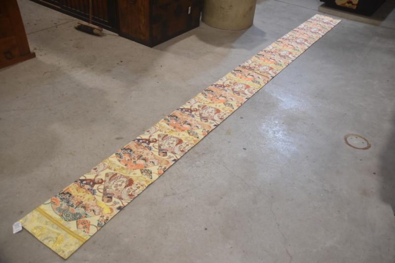 Japanese Cranes Brocade Obi Sash Table Runner Length:4000mm - Image 5