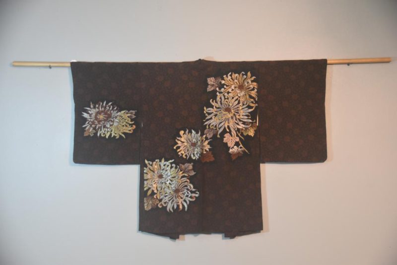 Metallic Thread Japanese Silk Haori Jacket