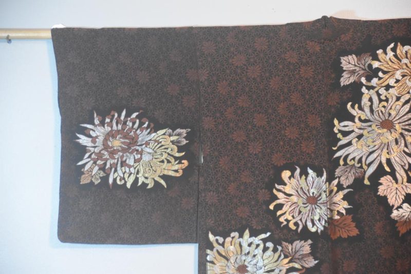 Metallic Thread Japanese Silk Haori Jacket - Image 3
