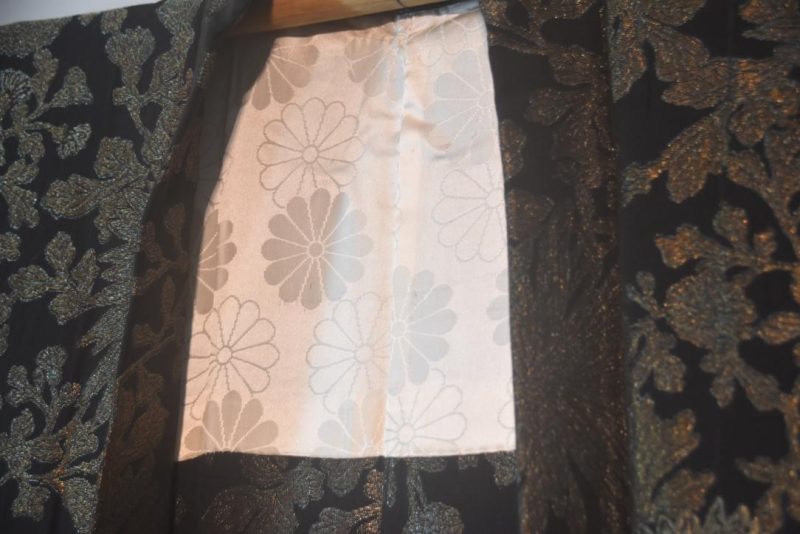 Metallic Thread Japanese Silk Haori Jacket - Image 5