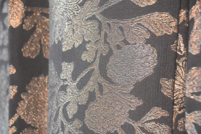Metallic Thread Japanese Silk Haori Jacket - Image 2