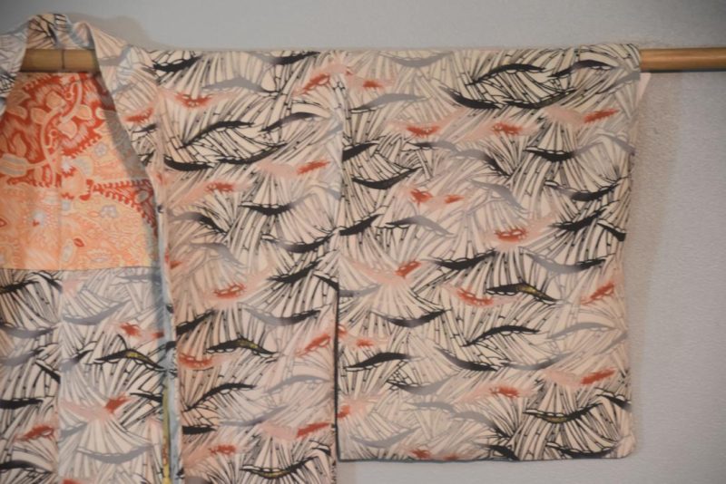 Vintage Japanese Silk Haori Jacket - Image 4
