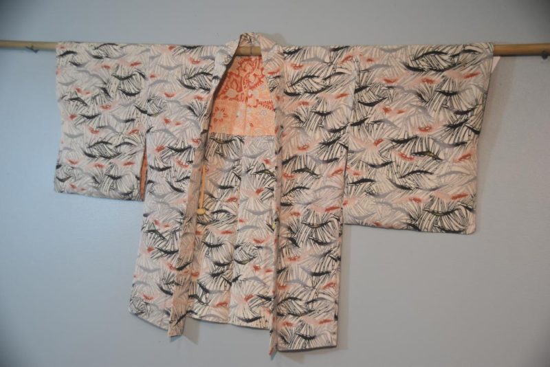 Vintage Japanese Silk Haori Jacket - Image 6