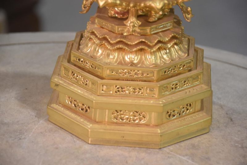 Japanese Guilded Buddha Amida San Height:370mm - Image 5