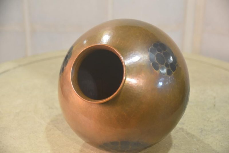 Copper Vase by Gyokusendo Height:200mm - Image 6