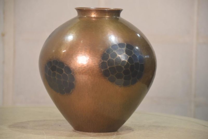 Copper Vase by Gyokusendo Height:200mm - Image 5