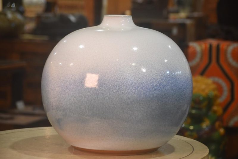 Japanese Studio Pottery Vase Width:320mm - Image 5