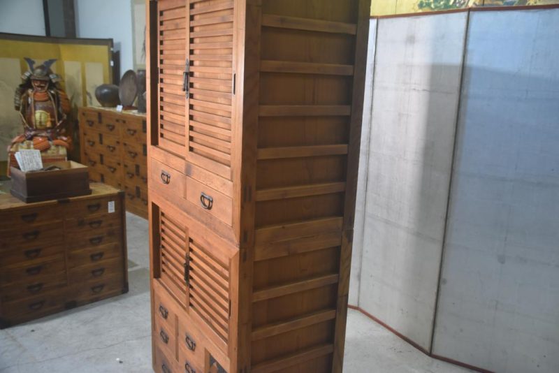 Double Gifu Region Merchants Chest Width:880mm - Image 12