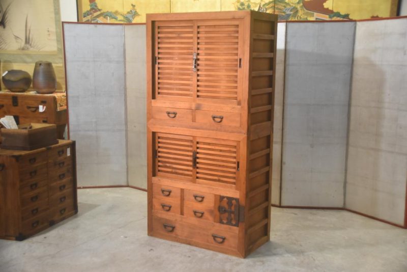 Double Gifu Region Merchants Chest Width:880mm