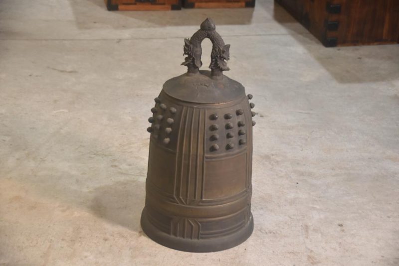 Japanese Bronze Hanging Temple Bell Height:690mm - Image 6