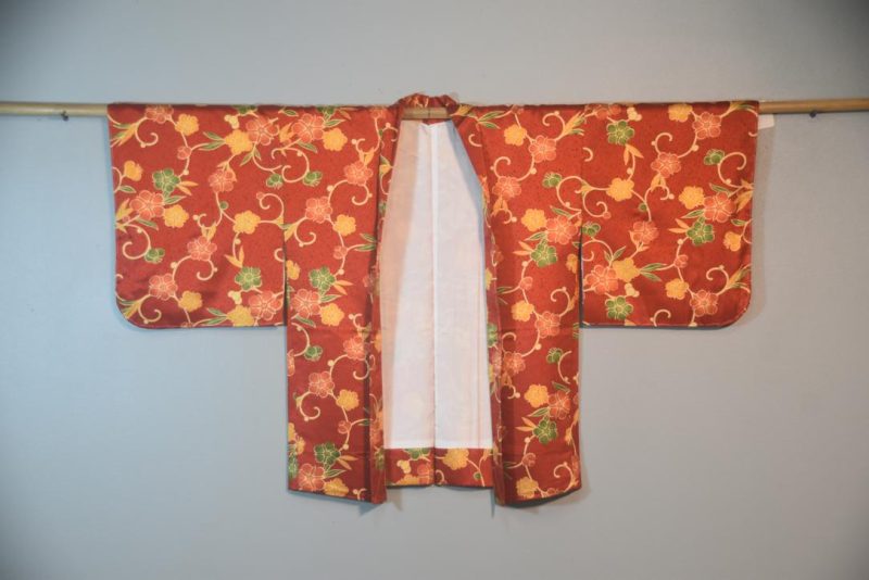 Dusty Orange Vintage Haori Jacket