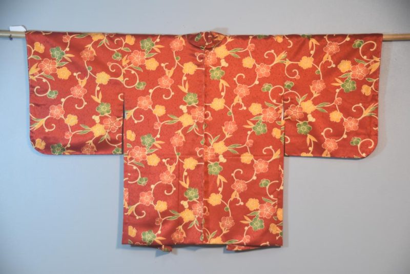 Dusty Orange Vintage Haori Jacket - Image 5