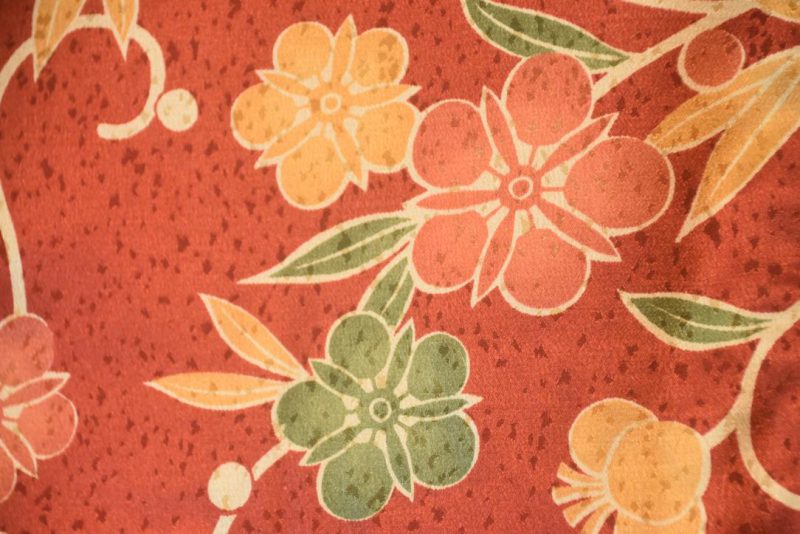 Dusty Orange Vintage Haori Jacket - Image 2