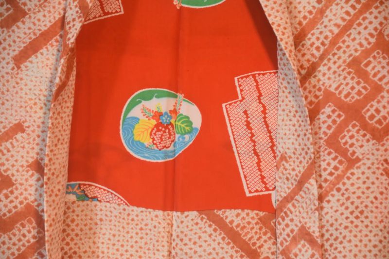 Rinzu Design Silk Shibori Vintage Haori Jacket - Image 5