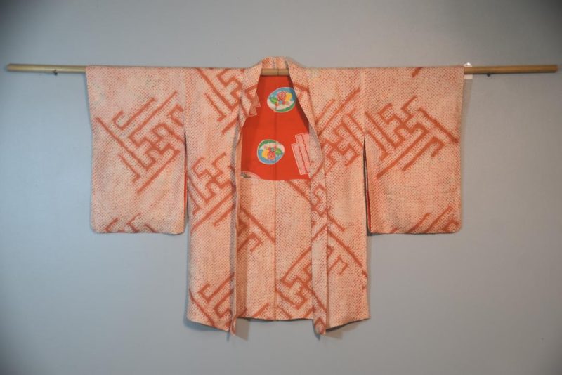 Rinzu Design Silk Shibori Vintage Haori Jacket