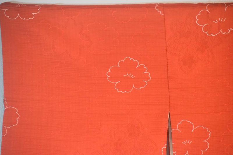 Russet Silk Jacquard Japanese Haori Jacket - Image 7