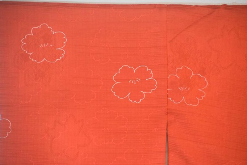 Russet Silk Jacquard Japanese Haori Jacket - Image 5