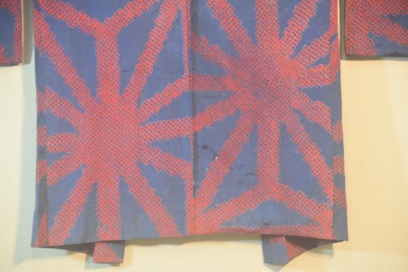 Starburst Silk Shibori Japanese Haori Jacket - Image 8