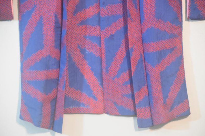 Starburst Silk Shibori Japanese Haori Jacket - Image 3