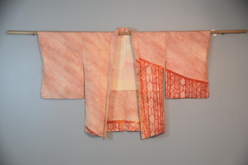 Vintage Japanese Silk Shibori Haori Jacket