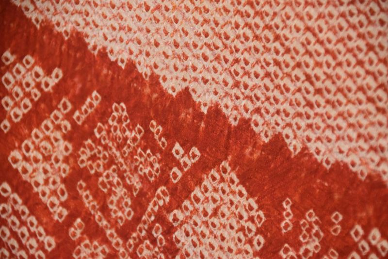 Vintage Japanese Silk Shibori Haori Jacket - Image 2