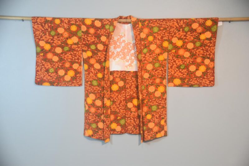 Vintage Japanese Silk Crepe Haori Jacket