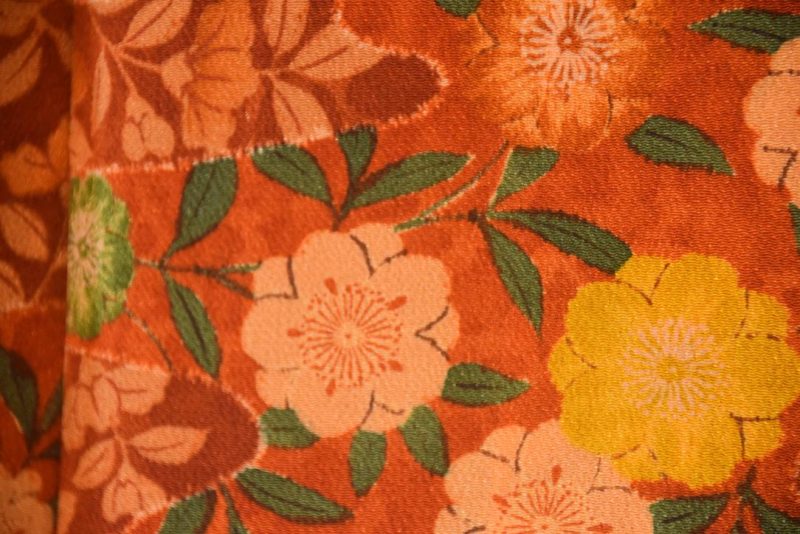 Vintage Japanese Silk Crepe Haori Jacket - Image 2