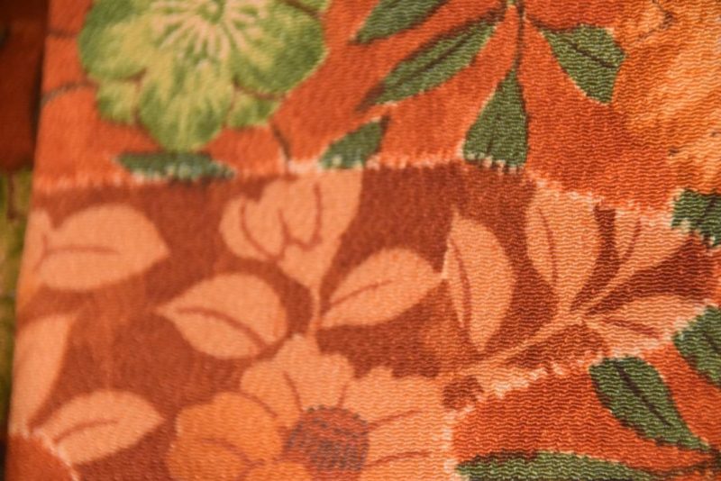Vintage Japanese Silk Crepe Haori Jacket - Image 3